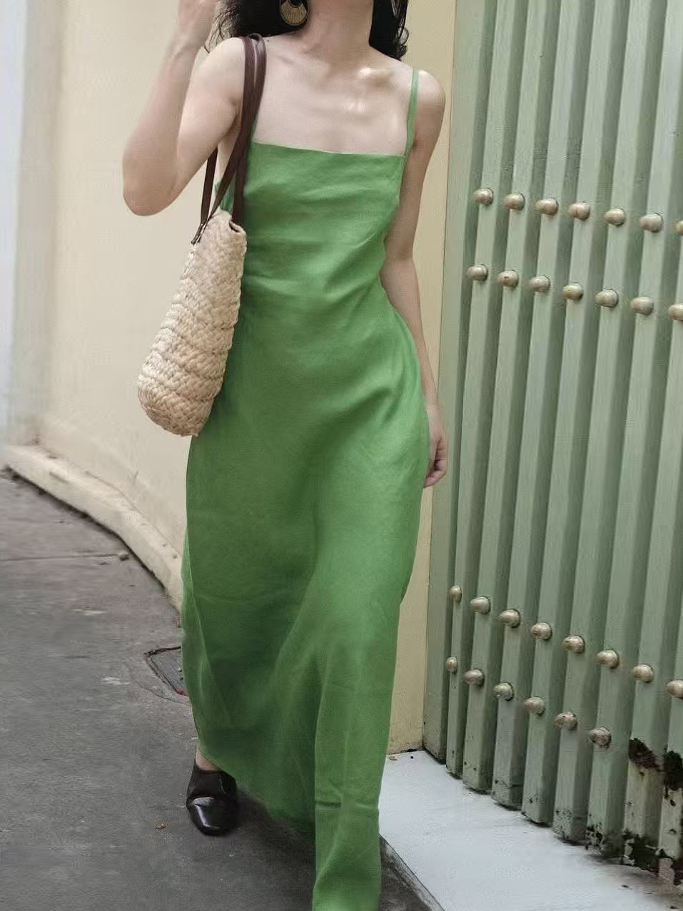 Elegante abito lungo estivo in - Korean Lifestyle & Kids Boutique Photos recensione e prezzo