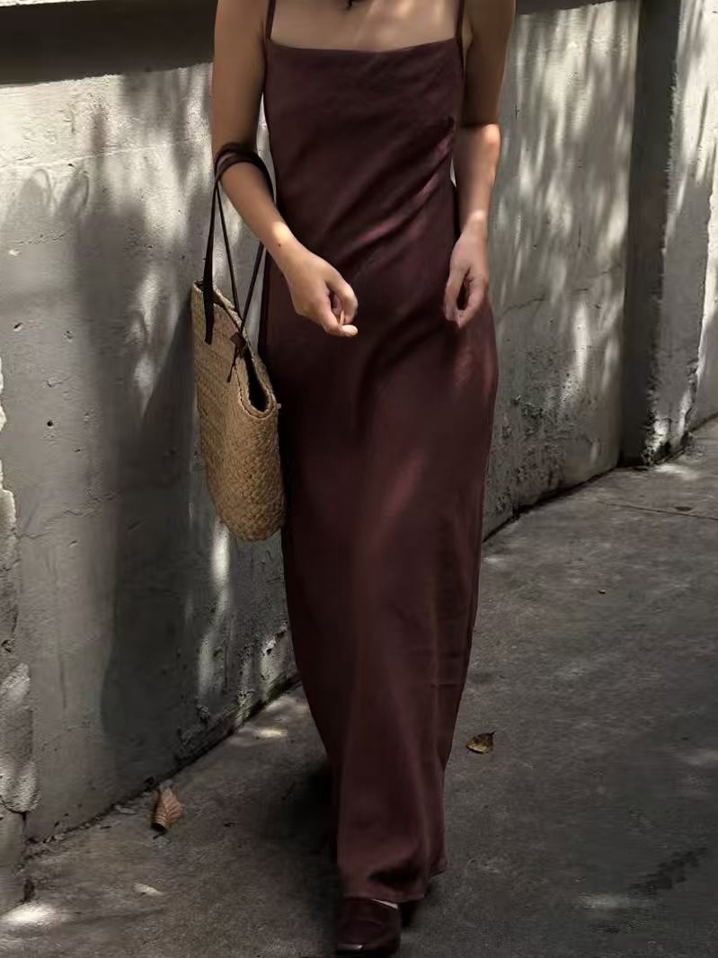 Elegante abito lungo estivo in - Korean Lifestyle & Kids Boutique Photos recensione e prezzo